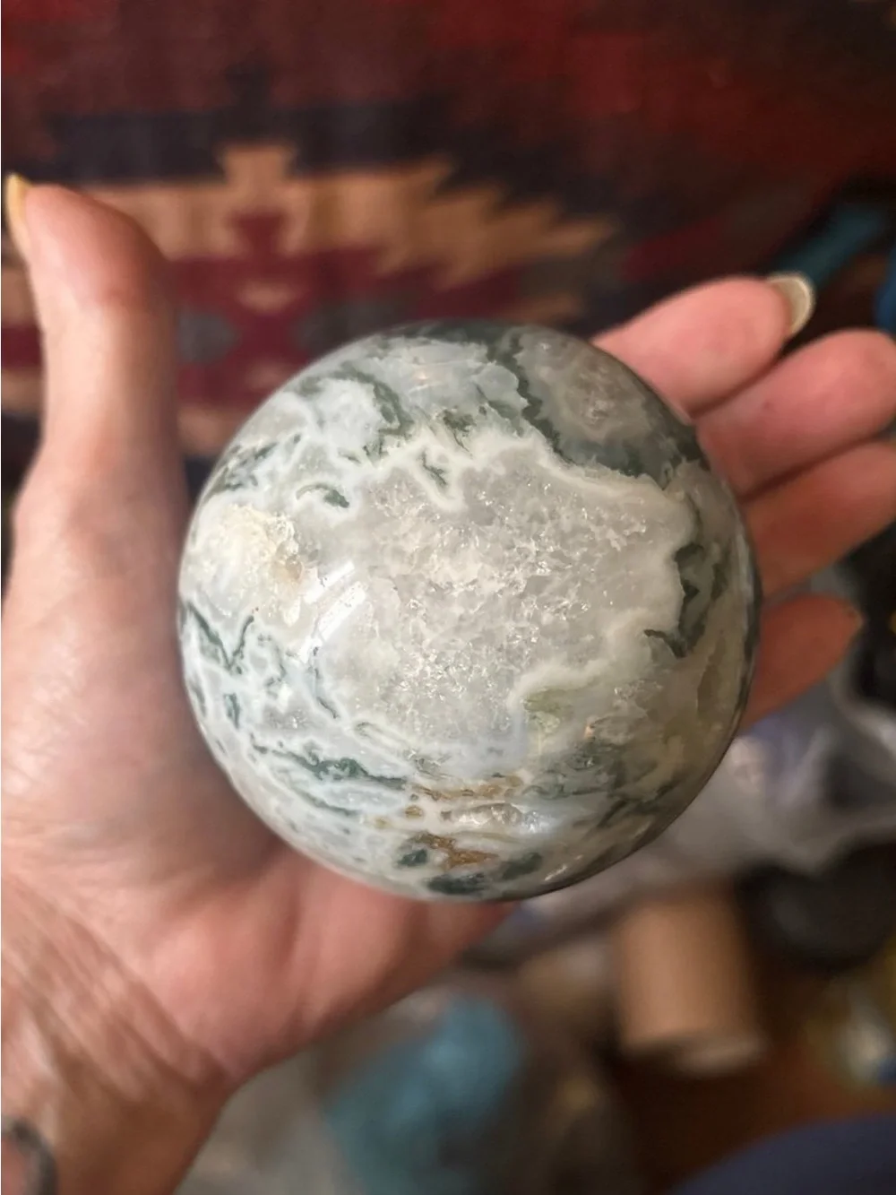Moss Agate Sphere